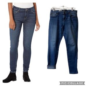 Kut from the Kloth Mia Toothpick Skinny Medium Wash Jeans Size 12